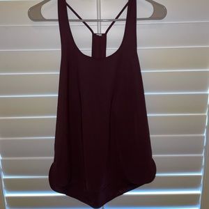 Lulu Lemon Burgundy Tank Top
